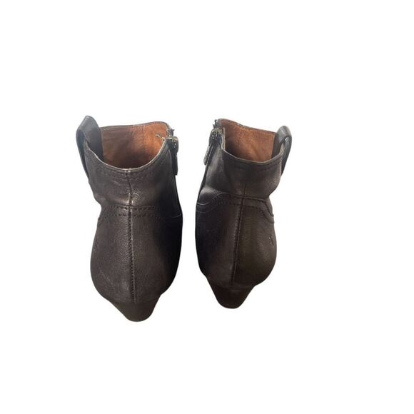 Frye Reina Side Zip Ankle Booties Black Size 8M western Boho - Picture 5 of 13